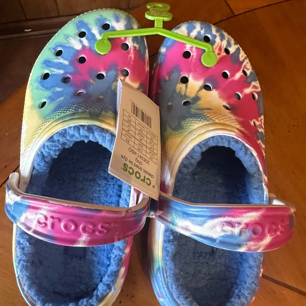 Sabot Crocs Classic doublé tie dye unisexe taille M5/W7
